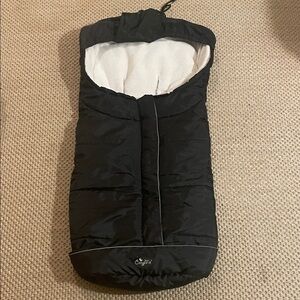 Black Baby Stroller Footmuff